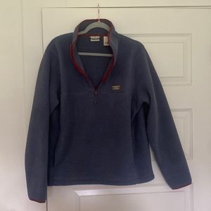 Navy blue ll bean jacket size med
